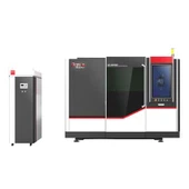 Máquina de placa de corte a laser de fibra ACME LP-3015D com tampa completa